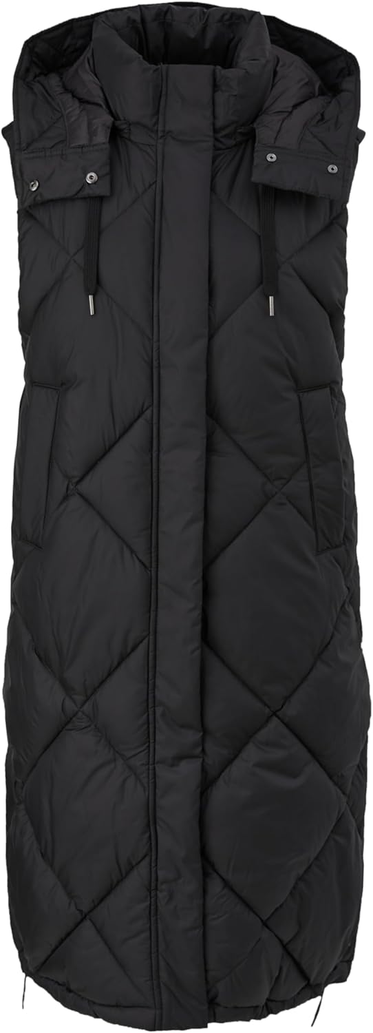 s.Oliver Damen Daunenweste XS Schwarz, XS Schwarz