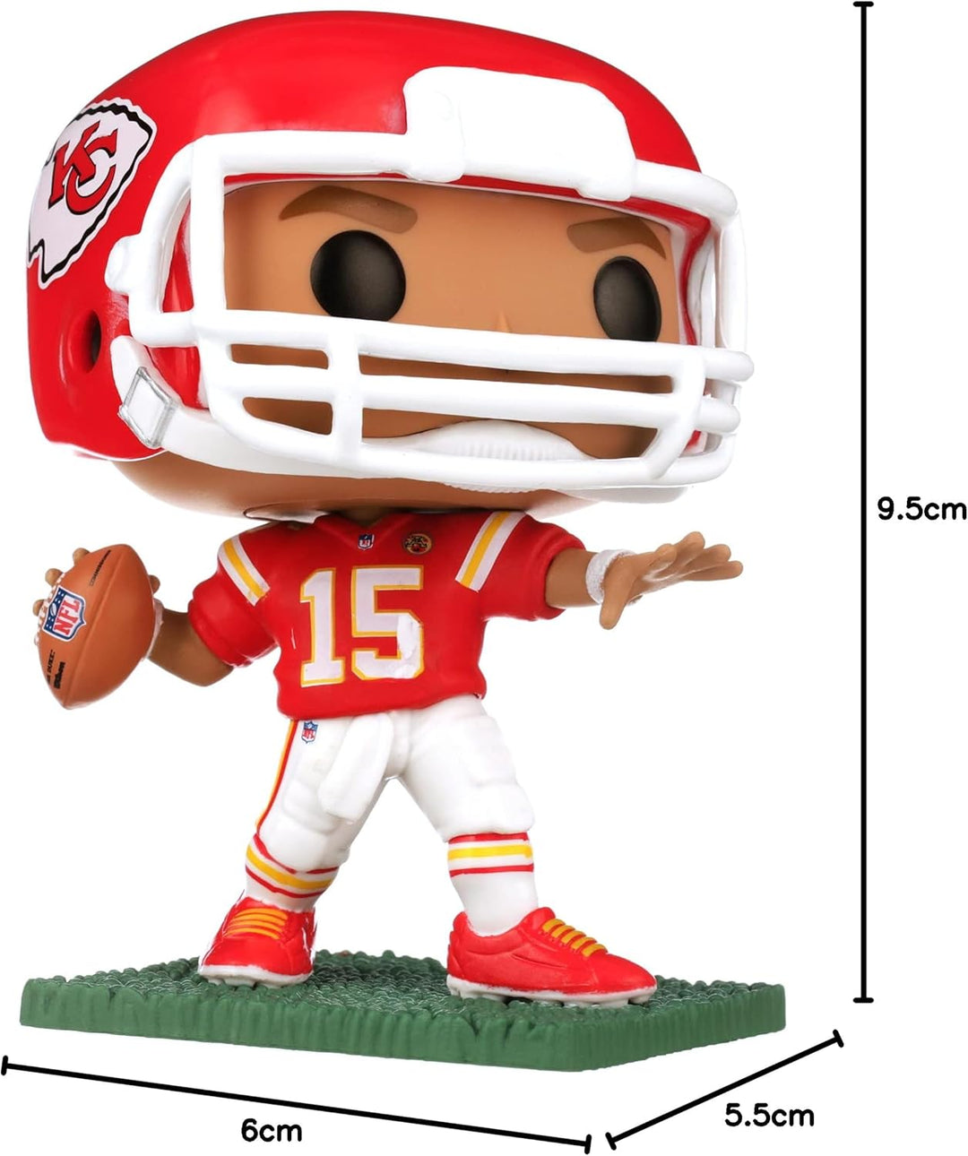 Funko Pop! NFL: Kansas City Chiefs-Patrick Mahomes W7 - Vinyl-Sammelfigur - Geschenkidee - Offiziell