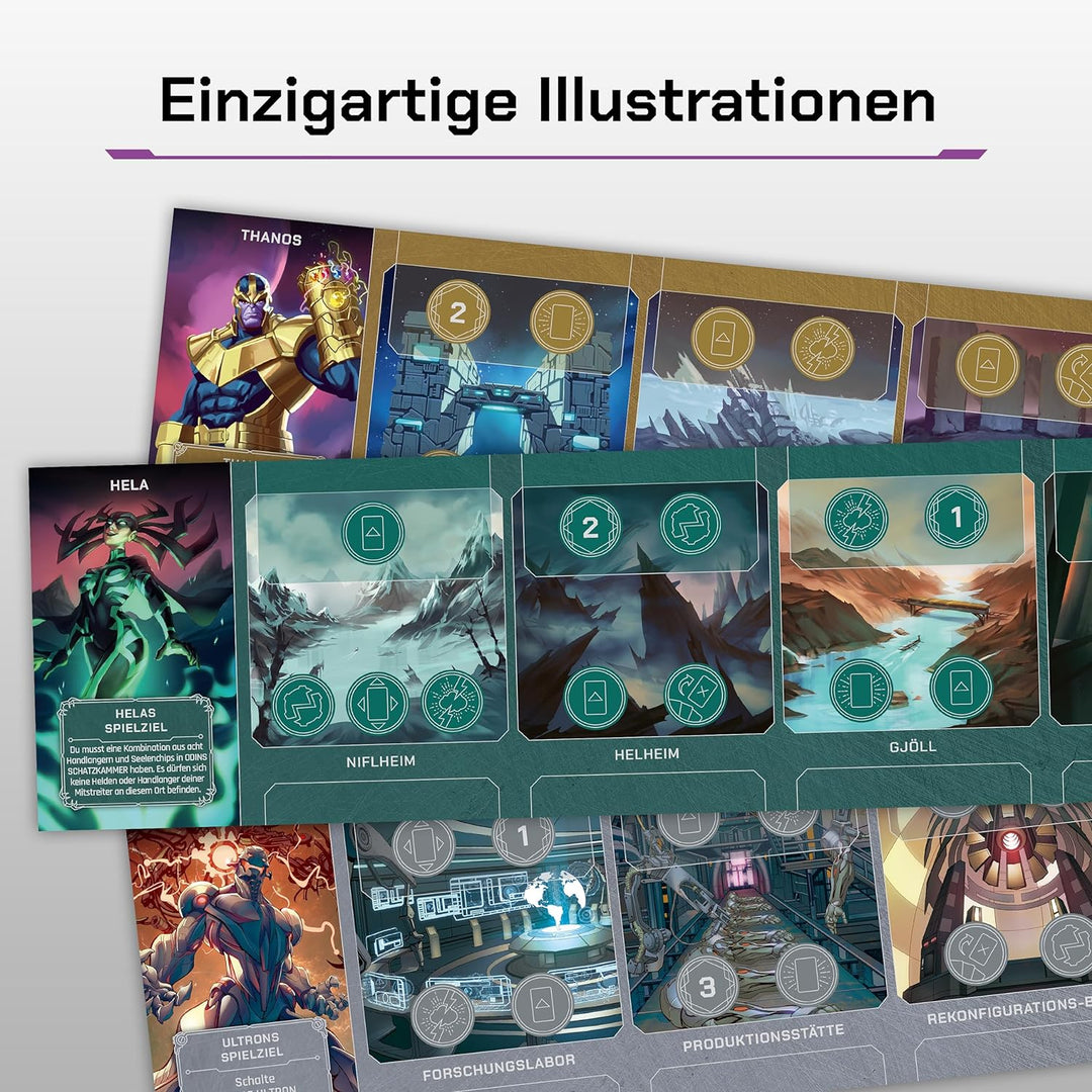 Ravensburger Gesellschaftsspiel - Marvel Villainous Infinite Power 26959 - deutsche Ausgabe des Stra