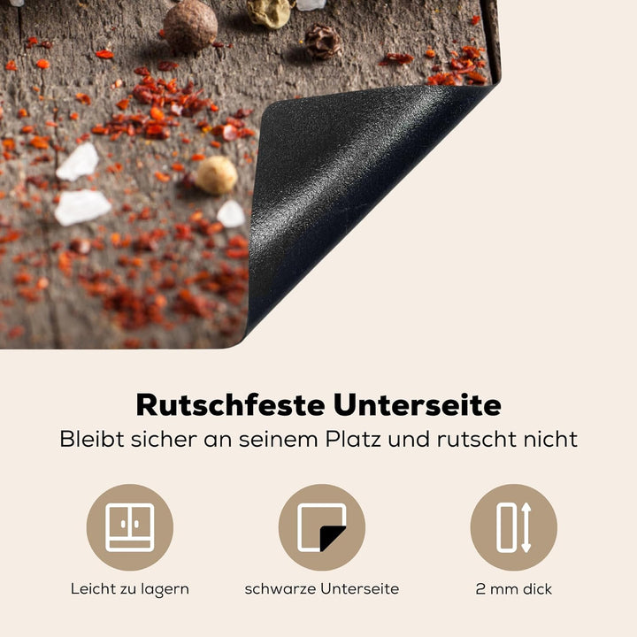 KitchenYeah© Herdabdeckplatte Einteilig 70x52 cm Küche Ceranfeld Abdeckplatte Cerankochfeld Abdeckun