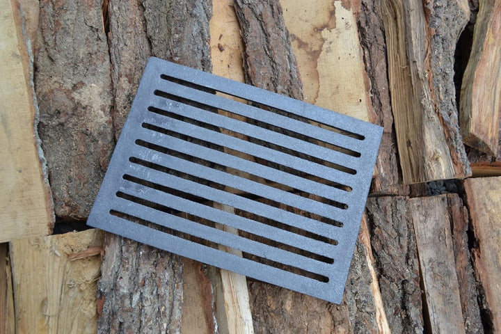 SEZAM 35 x 26 cm (35 x 25,5) Robuster und Massiv Gussrost Ofenrost Ascherost Gussrost verschiedene D