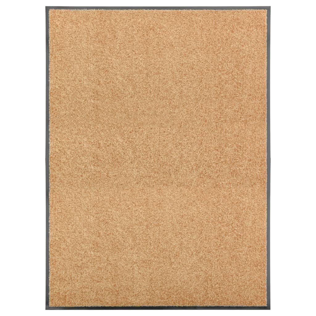 vidaXL Fussmatte Waschbar Schmutzfangmatte Türmatte Fussabtreter Schmutzmatte Schmutzfangläufer Saub