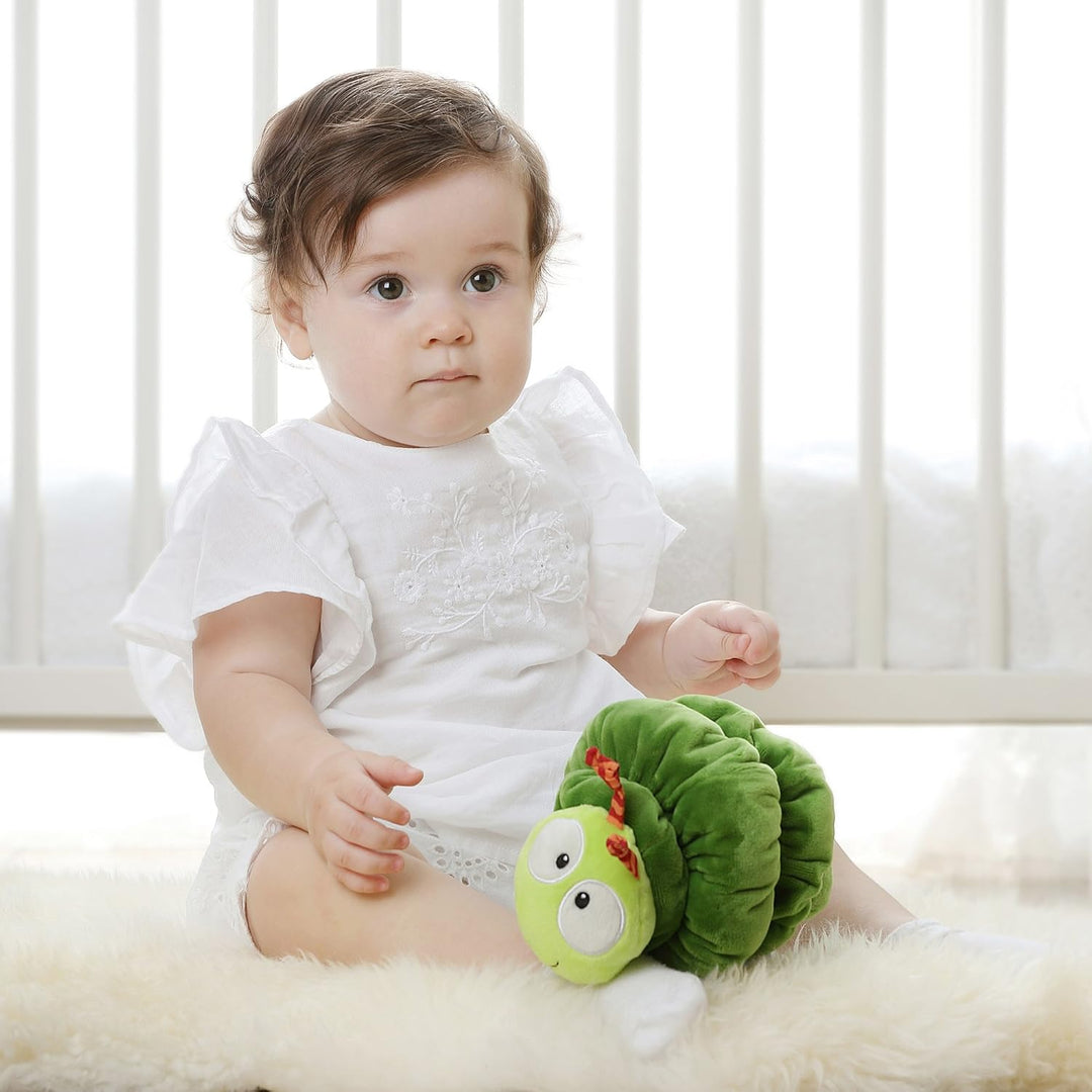 SIGIKID 41294 Rattelraupe Baby Activity PlayQ Mädchen und Jungen Babyspielzeug empfohlen ab 3 Monate