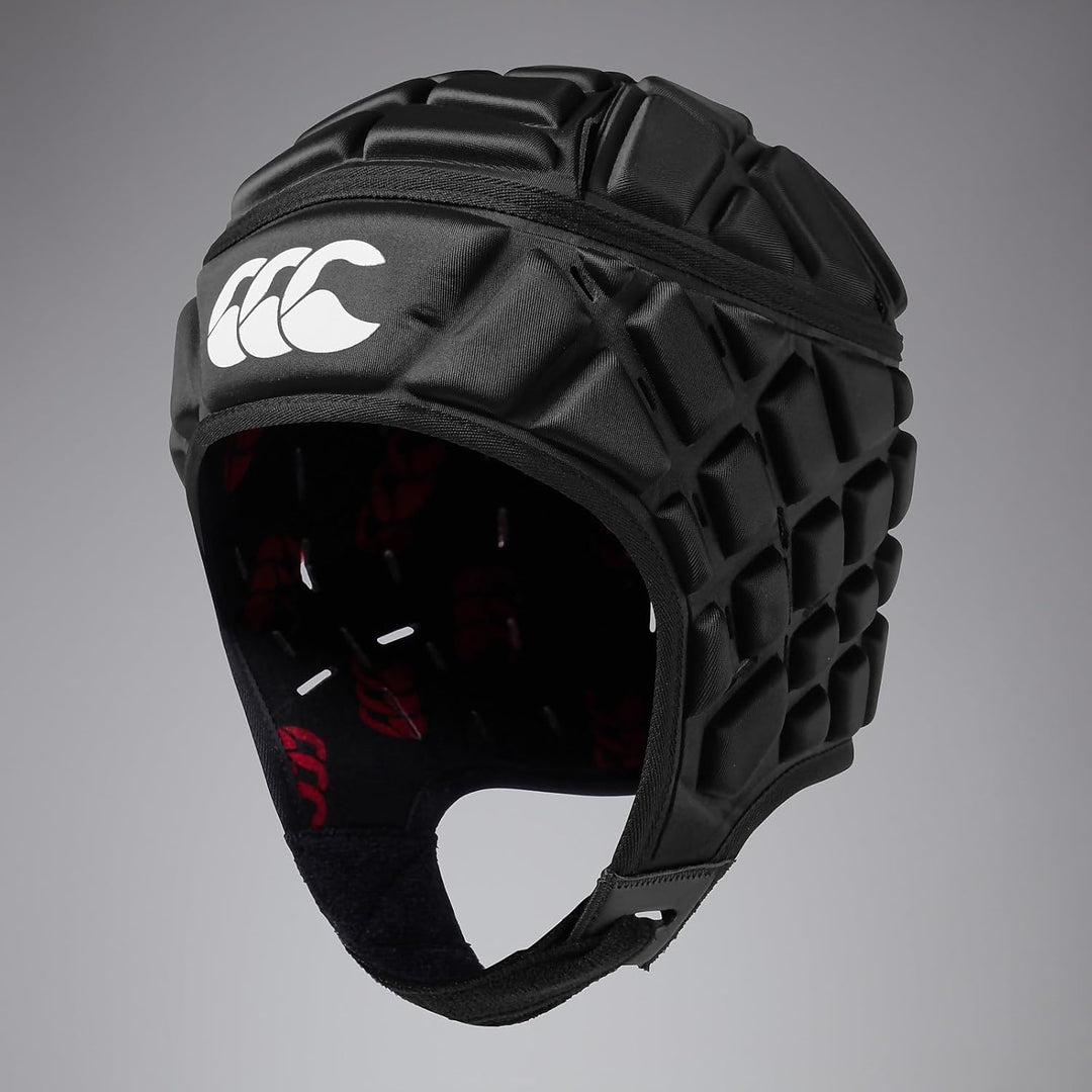 Canterbury Unisex Raze Rugby-Kopfschutz, Scrum-Kappe, vollständige Abdeckung, weich eingefasster Kin