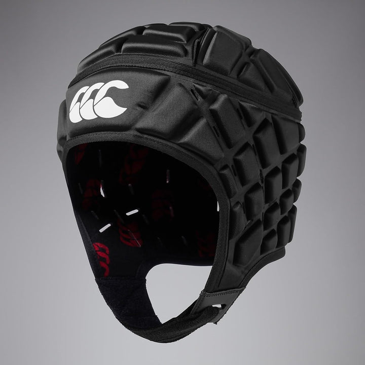 Canterbury Unisex Raze Rugby-Kopfschutz, Scrum-Kappe, vollständige Abdeckung, weich eingefasster Kin