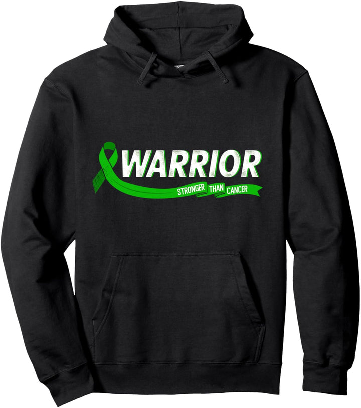 Warrior stronger than cancer liver cancer awareness Pullover Hoodie
