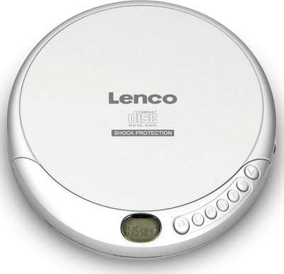 Lenco CD-201 - Tragbarer CD-Player Walkman - Diskman - CD Walkman - MP3 Funktion - Antishock - Mit K