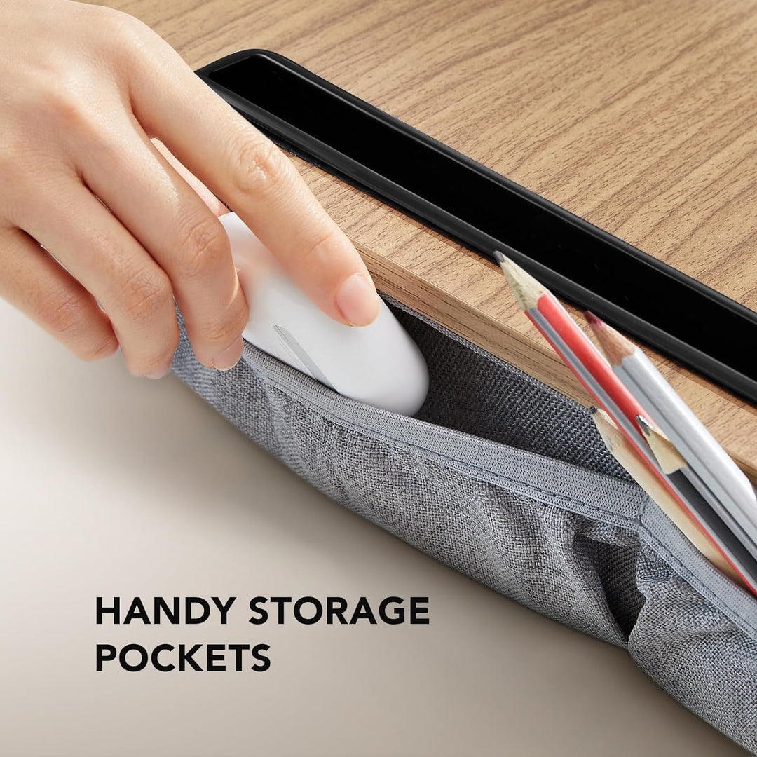 HUANUO Laptop Ständer Bett passend zu 15,6 Zoll Laptop, Laptopkissen mit Anti-Rutsch-Streifen und Au