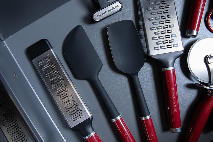 KitchenAid Käsereibe, 2-seitige Reibe aus geätztem Edelstahl mit mittelfeinen Reibelöchern –Empire R