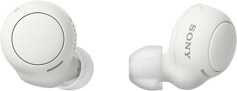 Sony WF-C500 kabellos, Bluetooth, In-Ear Earbuds (mit IPX4 Rating und bis zu 20h Akkulaufzeit) Weiss
