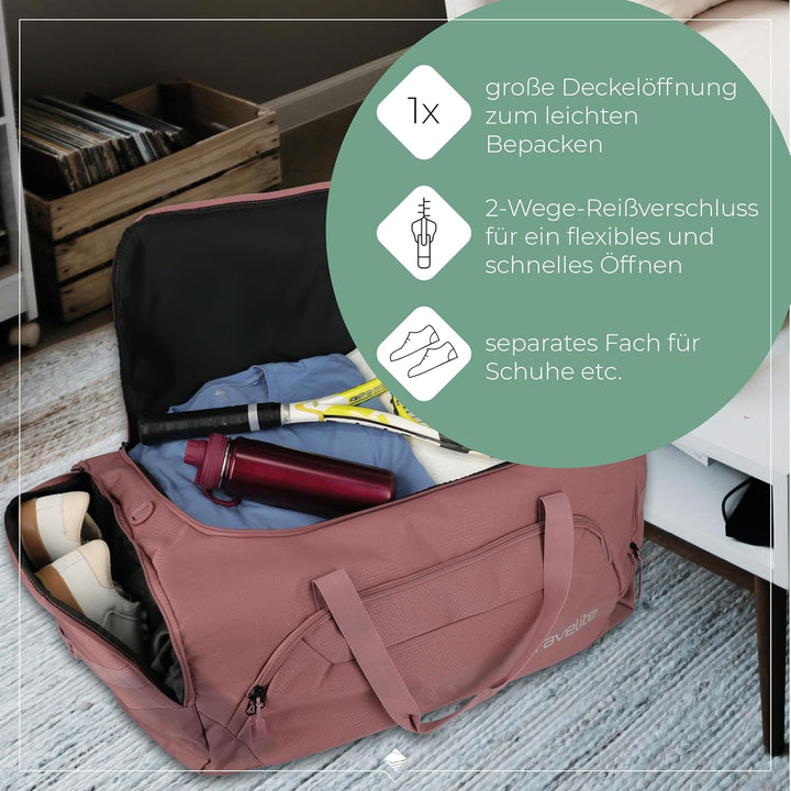 travelite grosse Reisetasche Grösse XL, Gepäck Serie KICK OFF: Praktische Reisetasche für Urlaub und