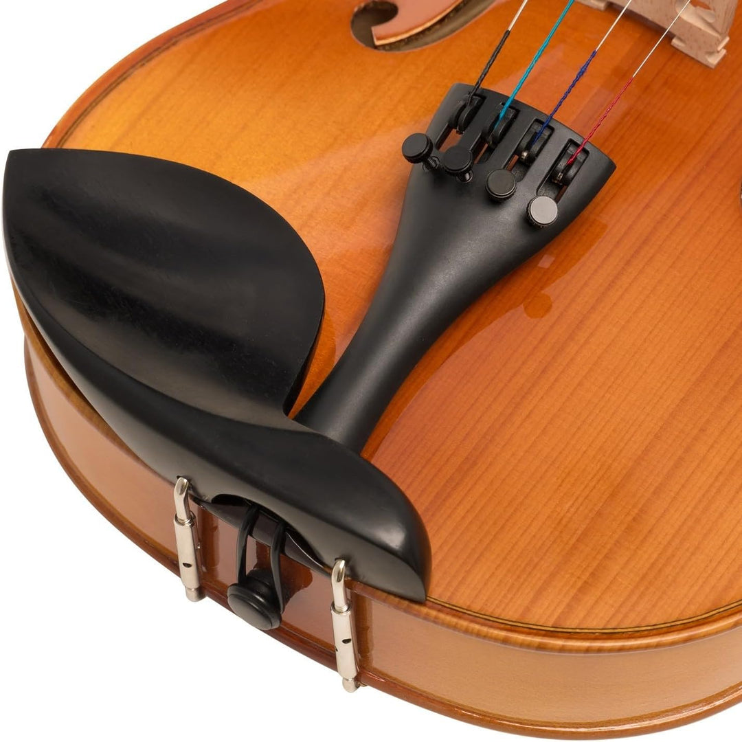 CASCHA 1/2 Violine mit Hardcase I Geigen Set für Jugendliche und Erwachsene I Hochwertige Geige mit