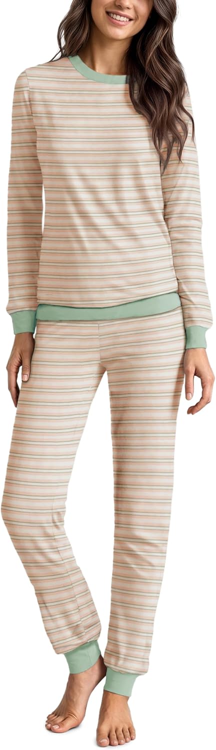 CALIDA Ornament Nights Kurz-Pyjama Damen, aus 100% Baumwolle, atmungsaktiv und klimaregulierend 36-3