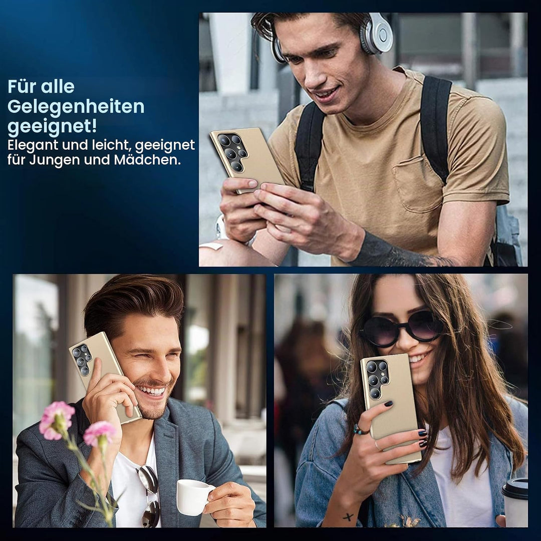 sqgylgl Ultradünne Hülle für Samsung Galaxy S25 Ultra 5G, Extrem Dünn Matte S25 Ultra Handyhülle PC