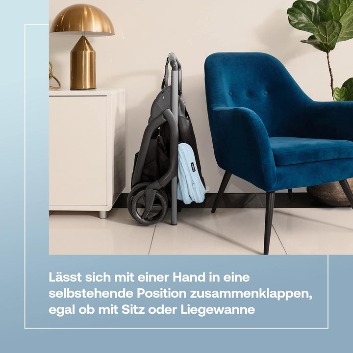 Bugaboo Dragonfly City-Kinderwagen, leichter, kompakter Kinderwagen mit Vierradfederung, einhändig z