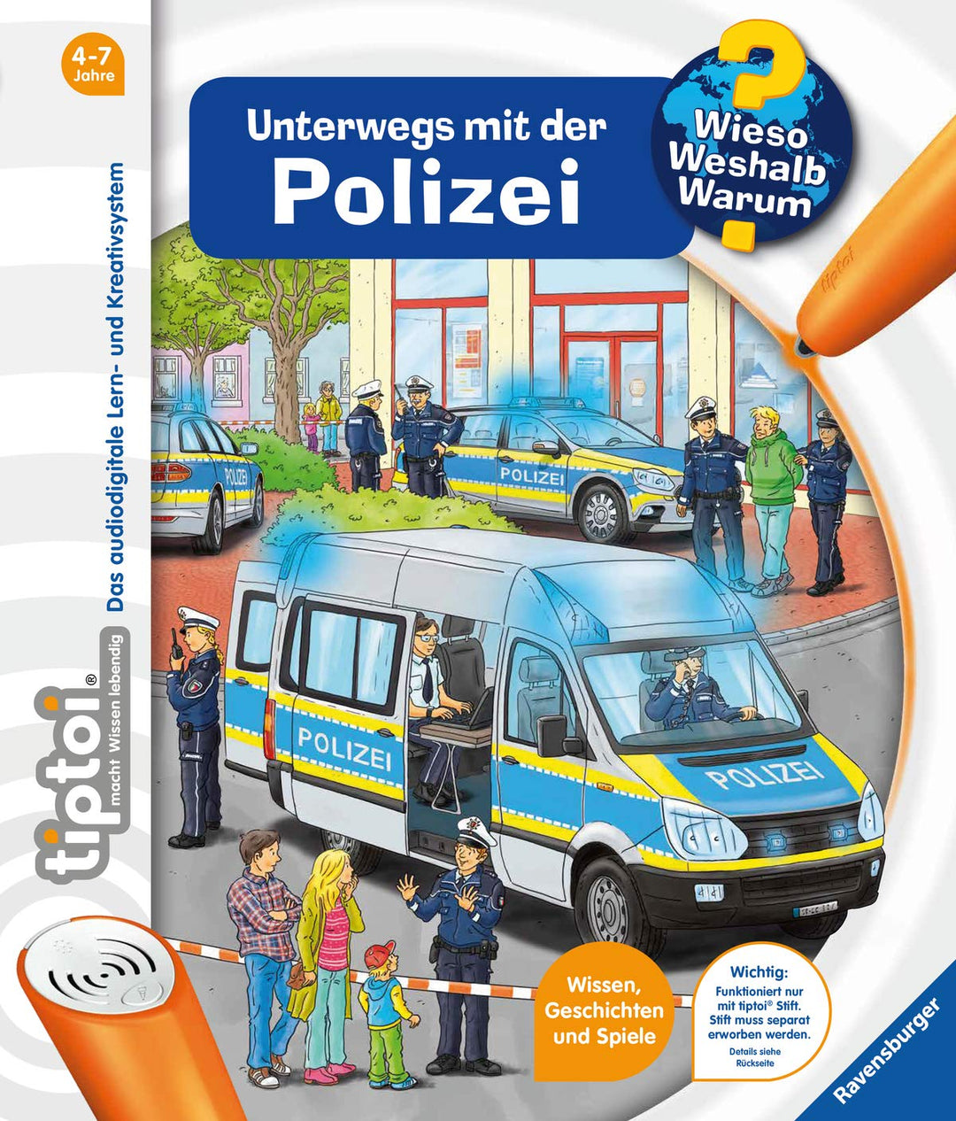 tiptoi® Wieso? Weshalb? Warum? - Unterwegs mit der Polizei (Wieso? Weshalb? Warum?, 22), Spiralbindu