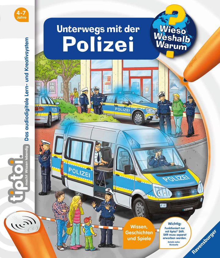 tiptoi® Wieso? Weshalb? Warum? - Unterwegs mit der Polizei (Wieso? Weshalb? Warum?, 22), Spiralbindu