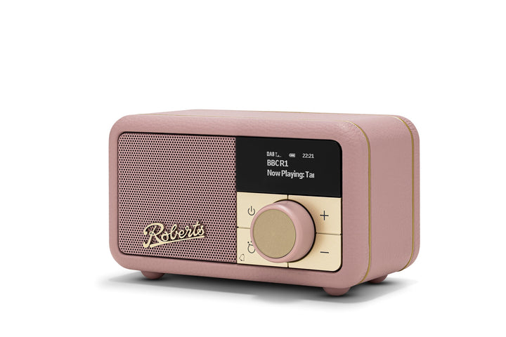 Roberts Revival Petite 2 Dab+/FM/Bluetooth mit Alarm, Rosa, Rosa