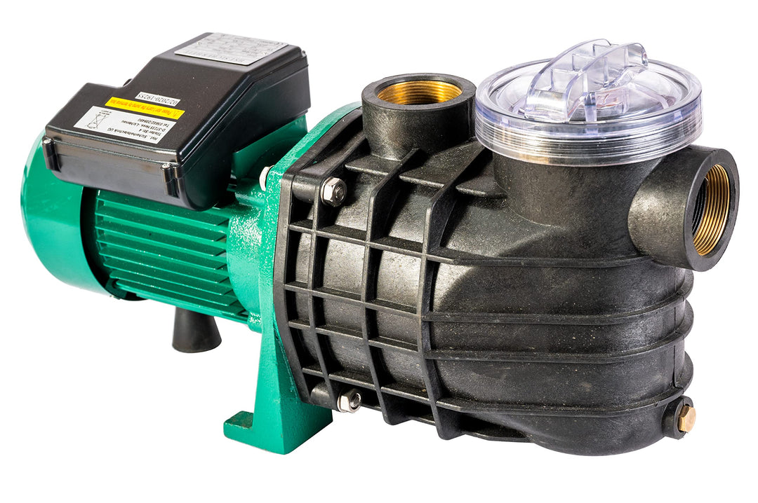 HST Leis Poolpumpe 25,2 m3/Std, bis 100 m³ Beckengrösse, 2200 W, Filterpumpe mit geringer Energieauf
