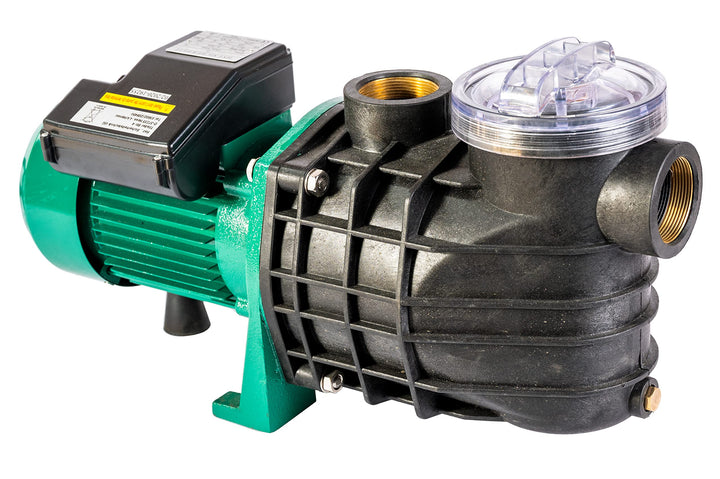 HST Leis Poolpumpe 25,2 m3/Std, bis 100 m³ Beckengrösse, 2200 W, Filterpumpe mit geringer Energieauf