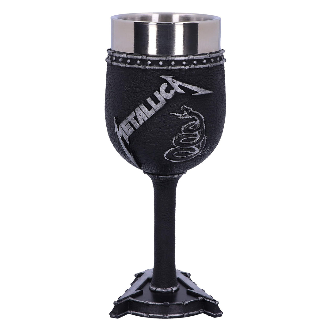 Nemesis Now Offizielles Lizenzprodukt Metallica Album Weinglas, B5222R0, schwarz