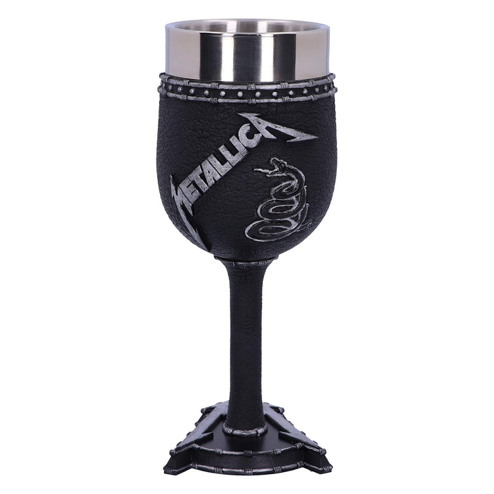 Nemesis Now Offizielles Lizenzprodukt Metallica Album Weinglas, B5222R0, schwarz