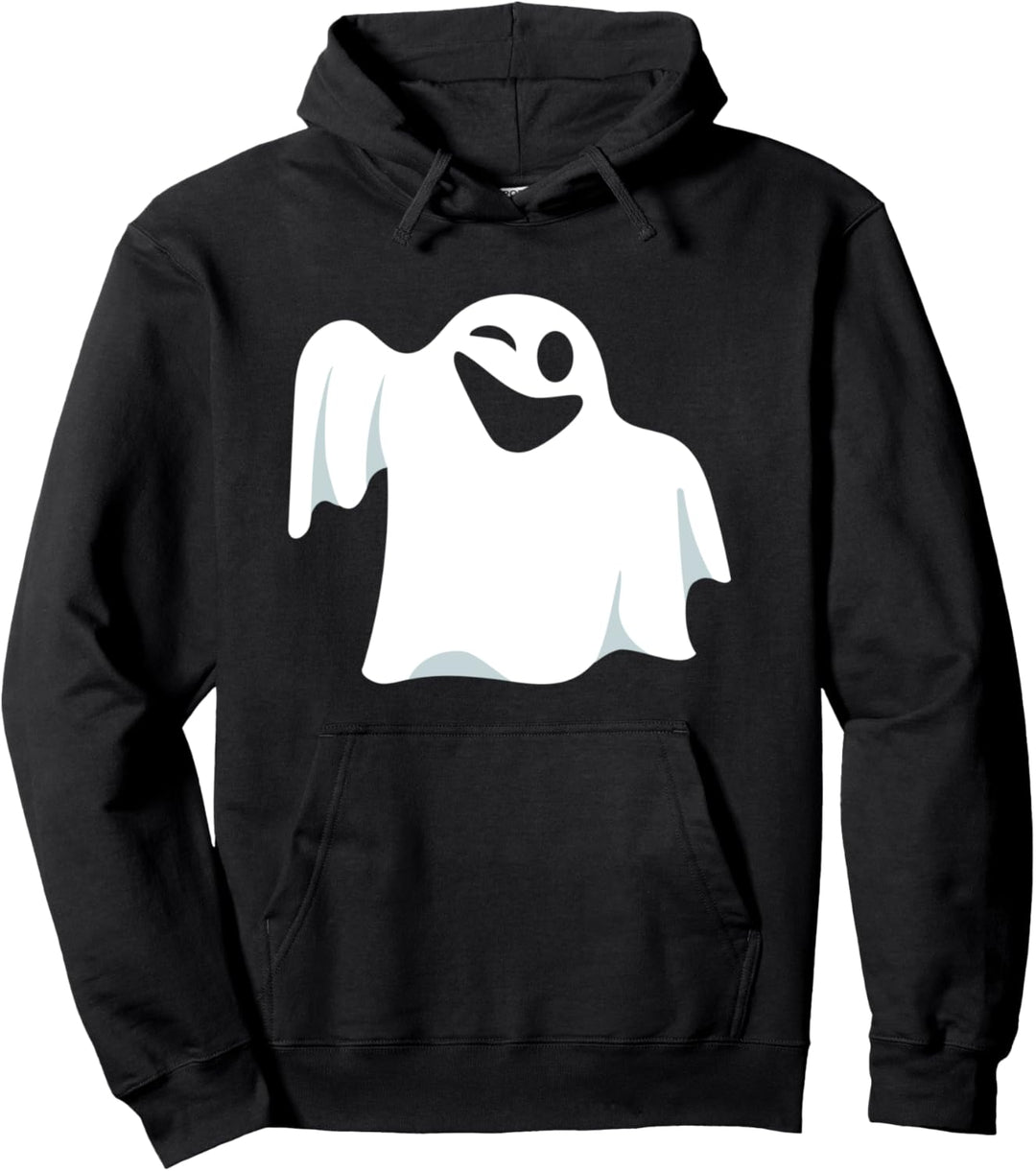 Cute Happy Ghost - Halloween Costume Pullover Hoodie