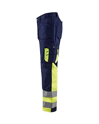 Blaklader 15291860 Hose mit hoher Sichtbarkeit, Marineblau/Gelb, grootte C44 C44 Navy Blue / Yellow,