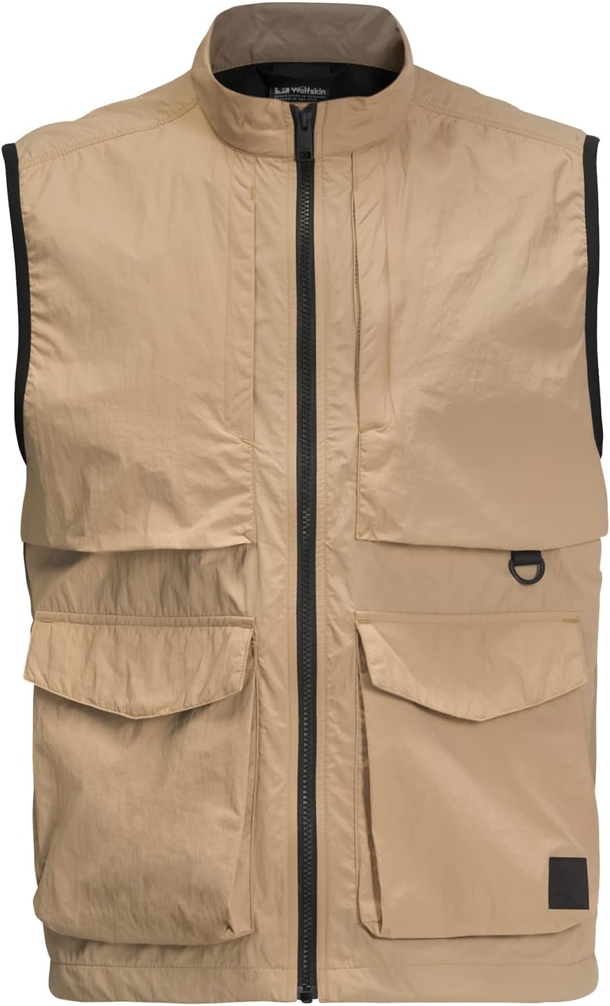 Jack Wolfskin Herren Lightsome Wander Vest M Weste M sand storm, M sand storm