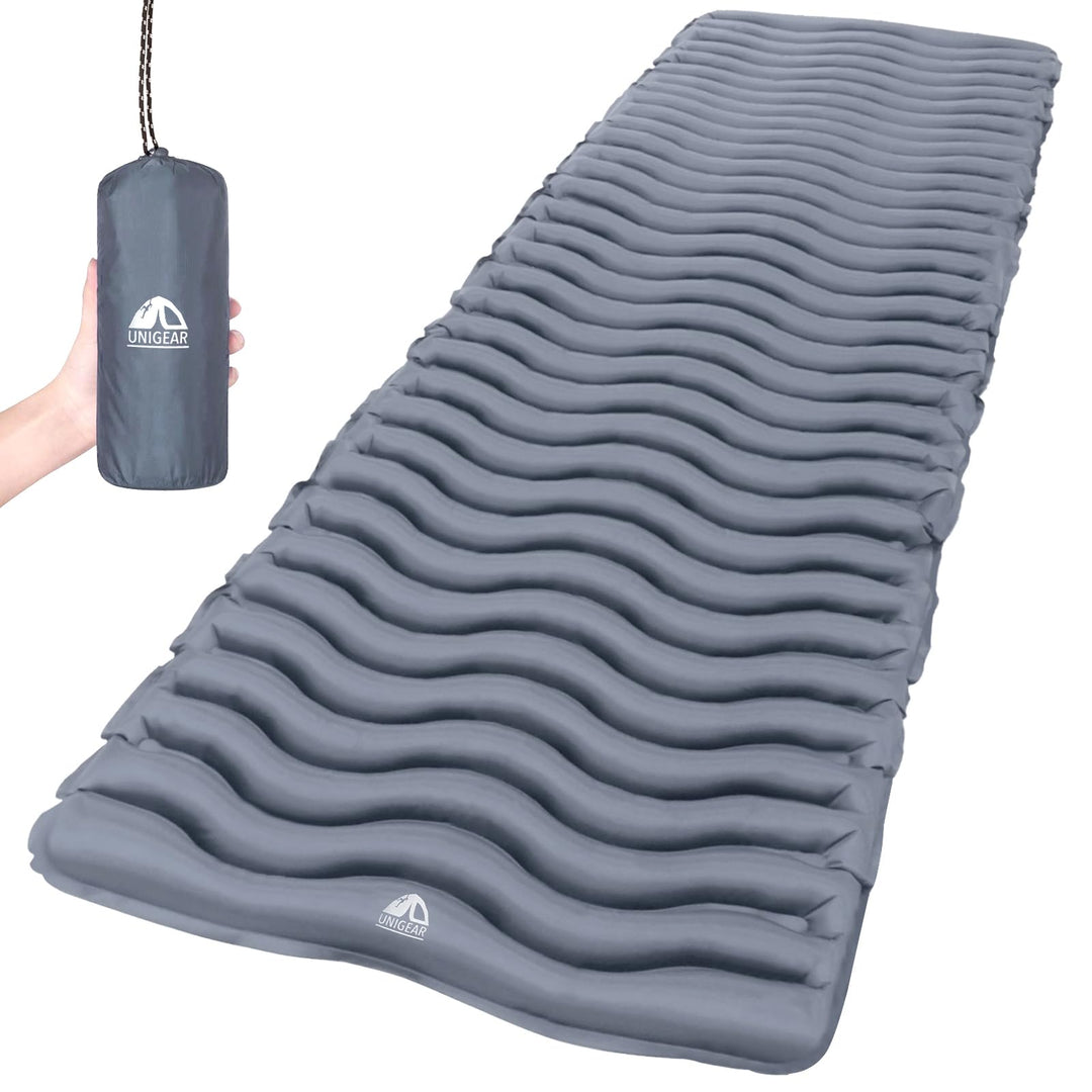 Unigear Camping Isomatte Kleines Packmass, Aufblasbare Luftmatratze Camping, Schlafmatte für Outdoor
