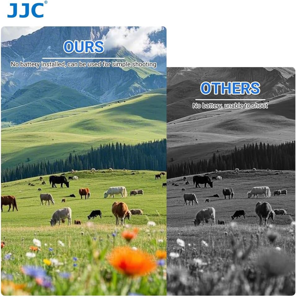 JJC Timer Fernbedienung mit Stativ Halter Klemme für Sony Alpha ZV-1 A6600 A6500 A6300 A7IV A7III A7