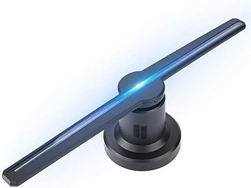 3D Hologramm Projektor, Tragbare LED Holographic Fan 176 ° Weitwinkel 450*224 HD Visuelle Werbung Di