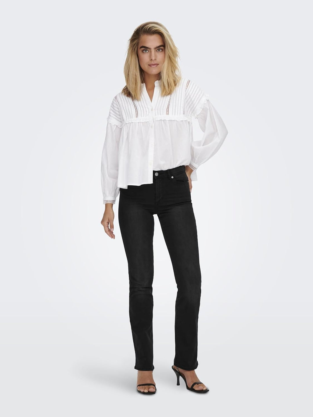 ONLY Female Flared fit Jeans ONLWAUW Hohe Taille Ausgestellt Jeans, XS / 30L