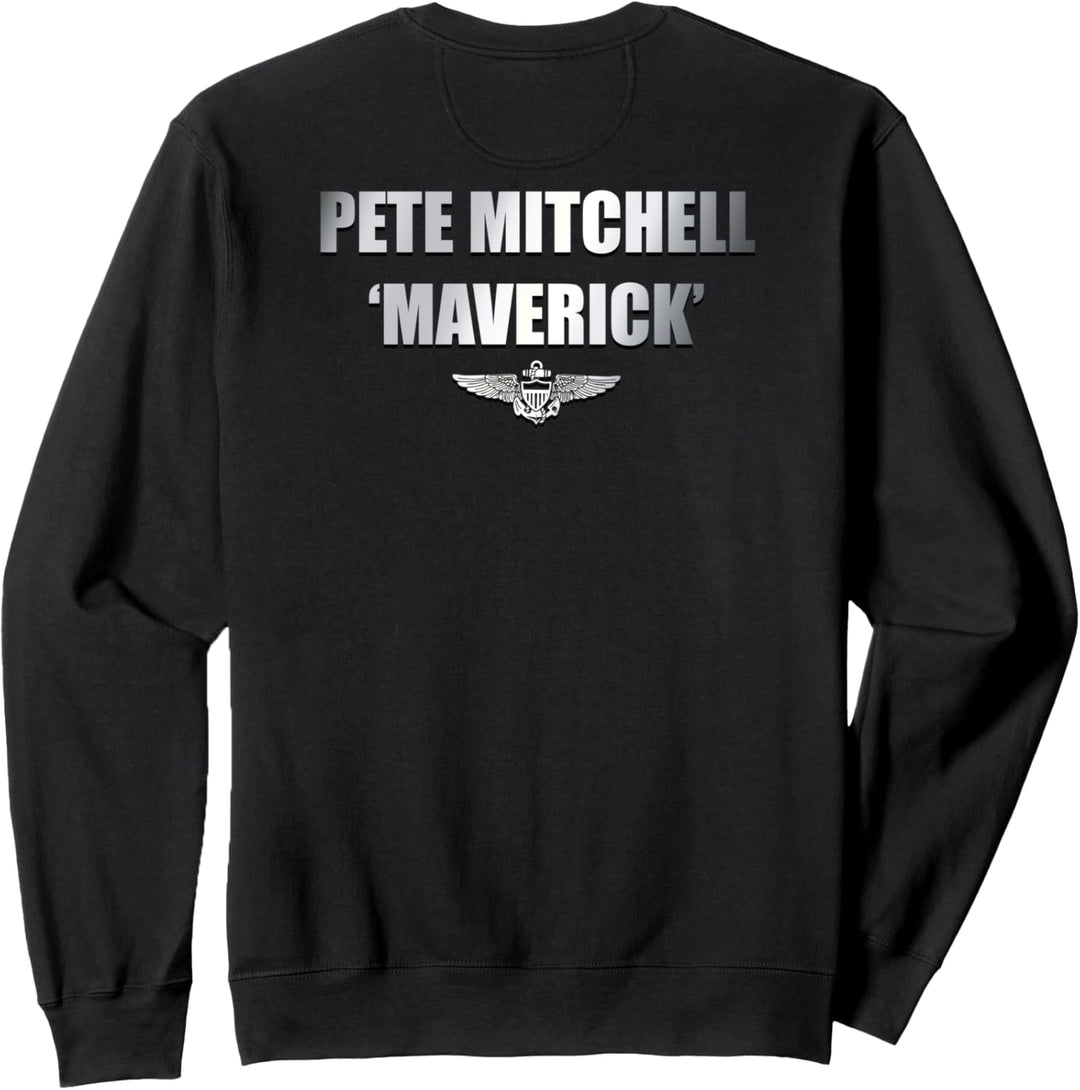 Top Gun Pete Mitchell Maverick Front Back Sweatshirt