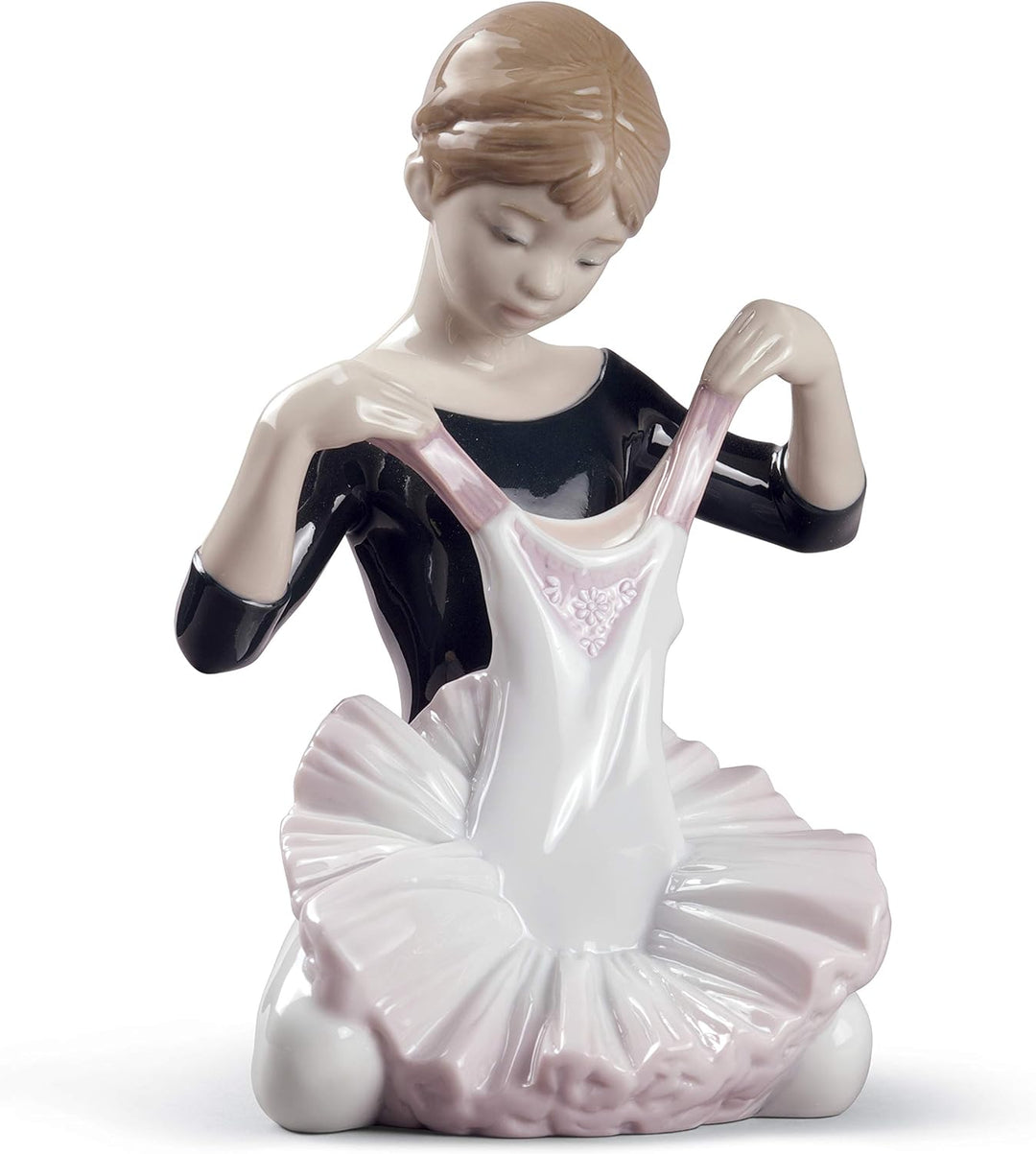 LLADRÓ Mädchen-Figur Mein Debüt Kleid. Ballerina. Porzellan.