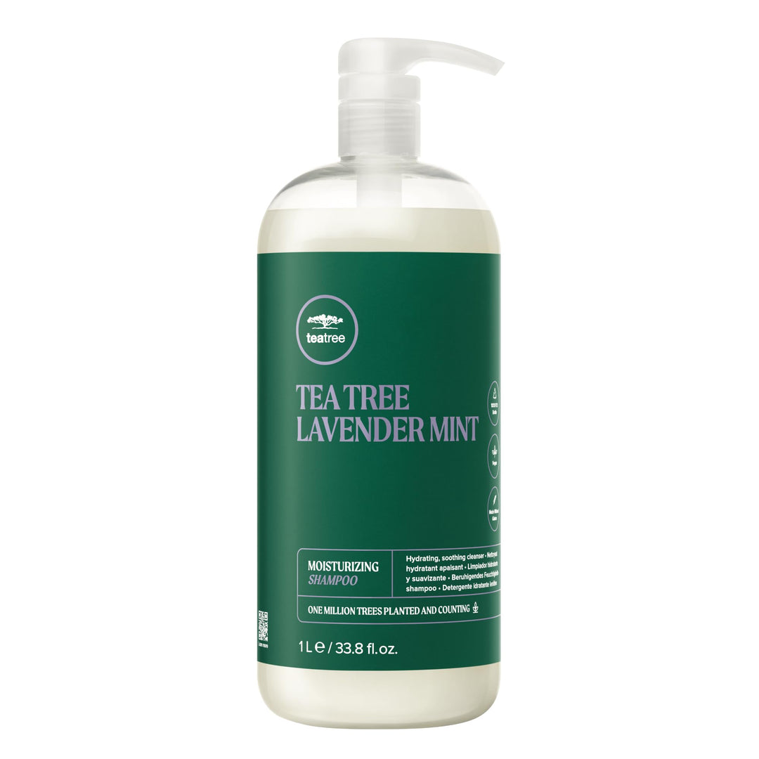 Paul Mitchell Tea Tree Lavender Mint Moisturizing Shampoo - Feuchtigkeits-Shampoo für trockenes, ges