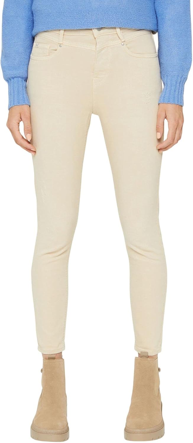 ESPRIT Damen Hose 27W / 32L Beige, 27W / 32L Beige