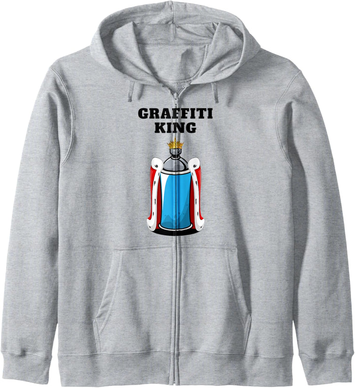 Graffiti King | Jungen Graffiti T-Shirt | Herren Graffiti Kapuzenjacke