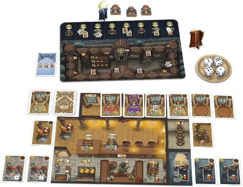 Schmidt Spiele 49351 Die Tavernen im Tiefen Thal, Strategiespiel, bunt Single