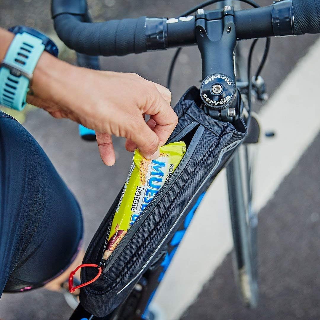ZONE3 - Aero-Oberrohrtasche für Radfahren und Triathlon | Aerodynamisches Design mit verstellbaren T