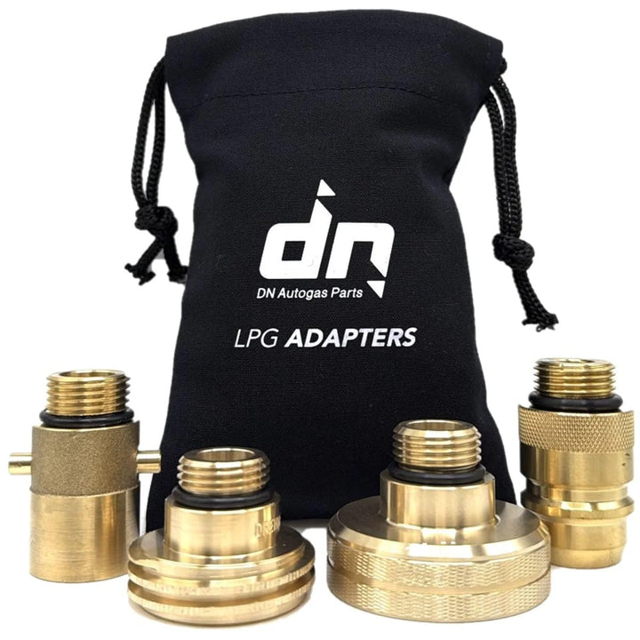 Gomet LPG GPL Autogas Tank-Nachfülladapter-Set, 21,8 mm, für Acme Dish Euronozzle Bajonett mit Tasch