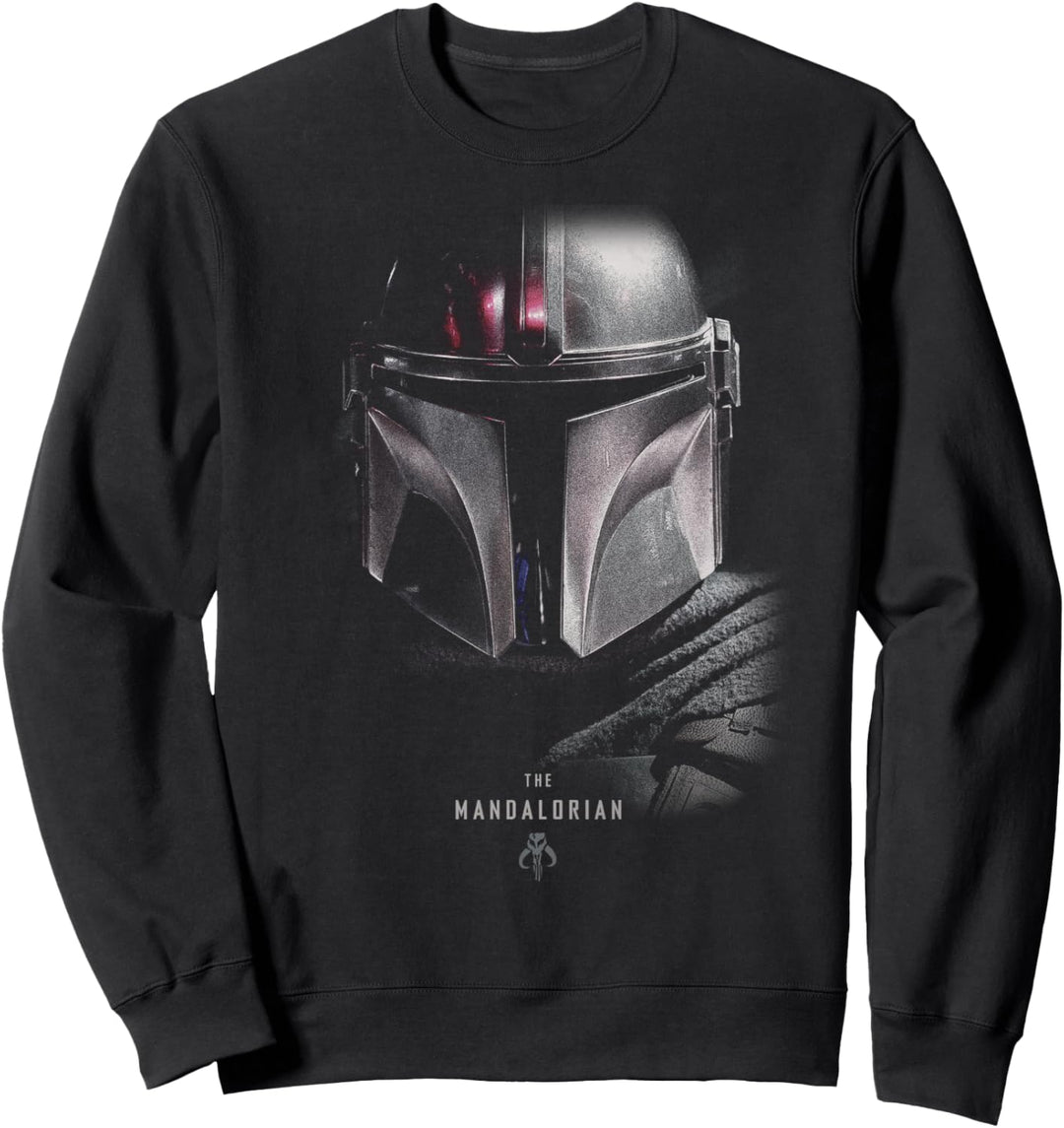 Star Wars The Mandalorian Big Face Poster Sweatshirt