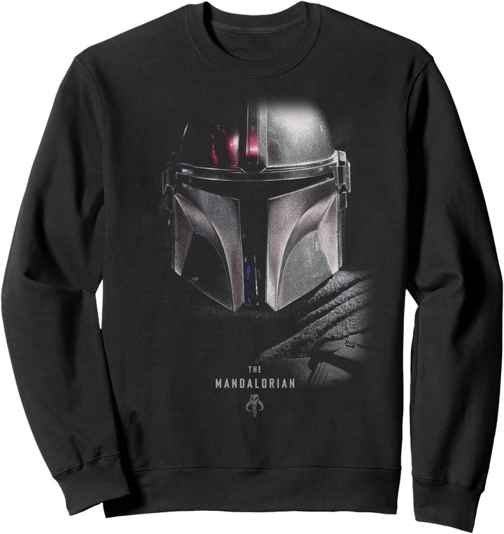 Star Wars The Mandalorian Big Face Poster Sweatshirt
