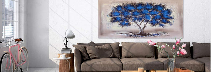 Monica Mirafiori I 100% HANDGEMALT I Gemälde Tree 100x50cm | Gemälde Handgemalt | Acrylgemälde | Seh