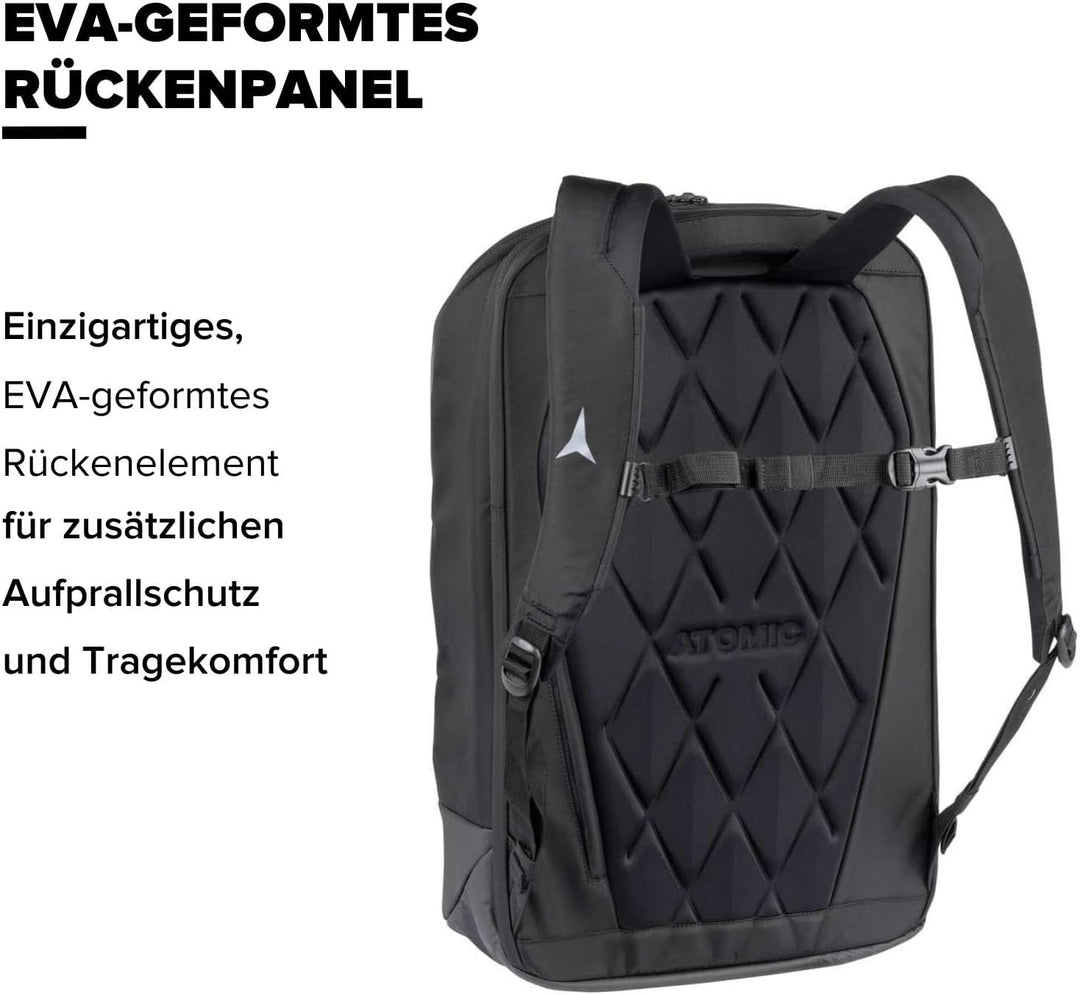 ATOMIC TRAVEL PACK Rucksack - Schwarz - Rucksäcke mit herausnehmbaren Fächern - Laptoprucksack mit 1
