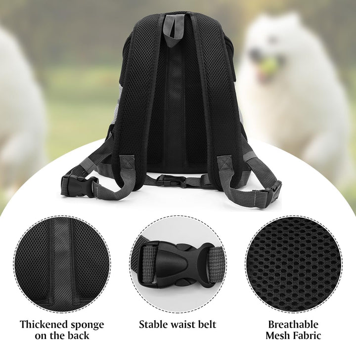 LUKDUNG Pet Hunderucksack Katzerucksack, Haustier Rucksack Tragbare Hundetragetasche Reisen, für kle