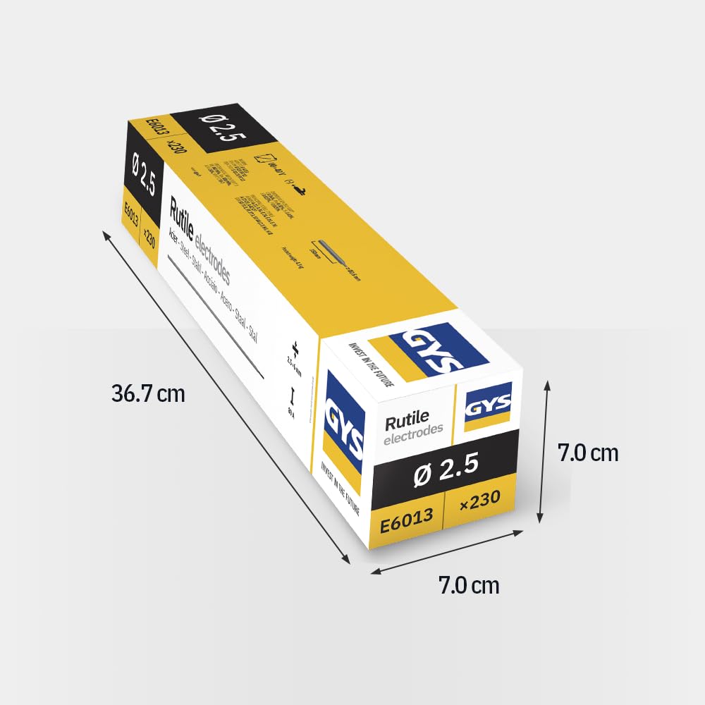 GYS 085039 230 Rutil-Elektroden Stahl, 0 W, 0 V, gelb, 230