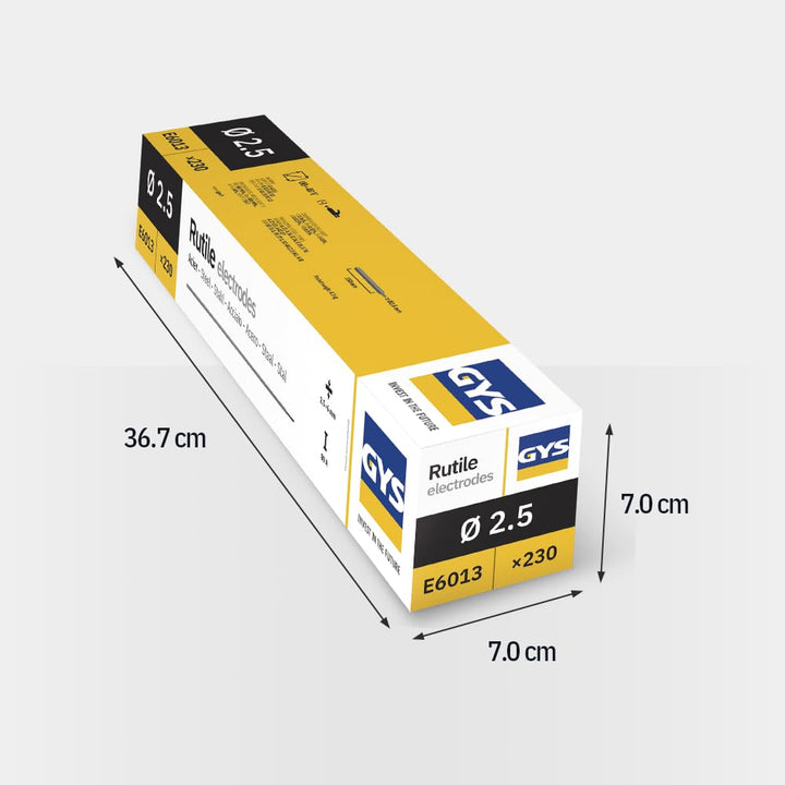 GYS 085039 230 Rutil-Elektroden Stahl, 0 W, 0 V, gelb, 230