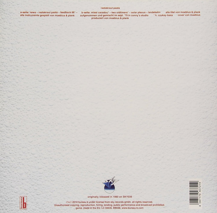 Rastakraut Pasta, Vinyl