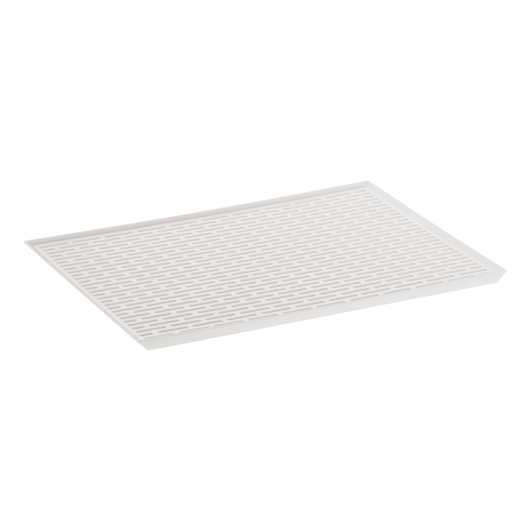 Yamazaki 3328 TOWER Breites Glas- und Becher-Abtropfgestell, weiss, ABS-Harz, minimalistisch, 42.5 x